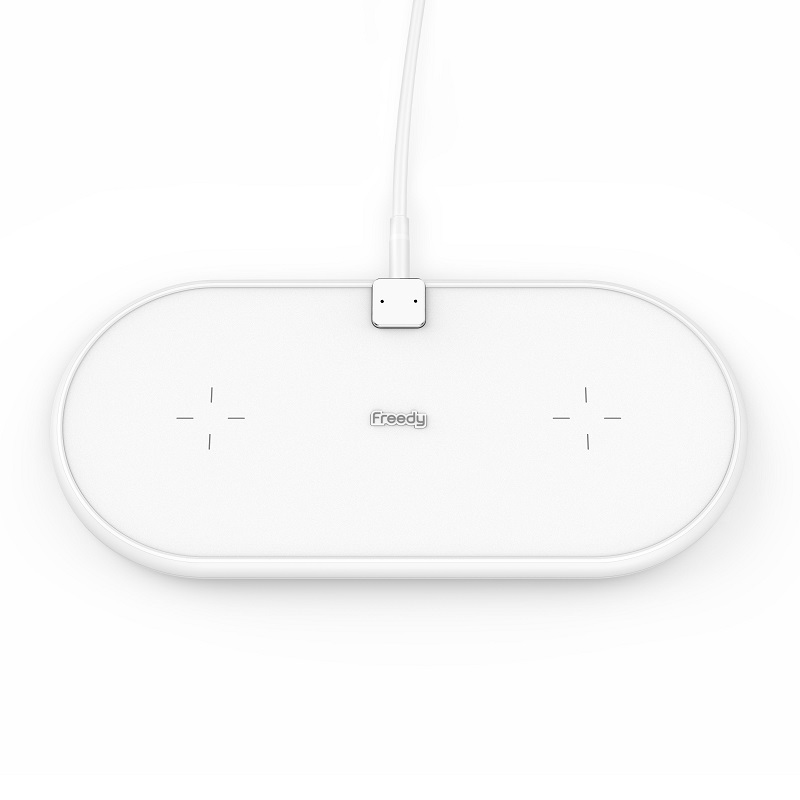 [EA1202WH] Qiб Freedy Flex Dual Wireless Charging Pad 10Wx2 ǥ奢뽼ťѥå ۥ磻